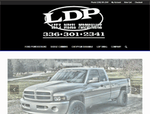 Tablet Screenshot of leesdieselperformance.com